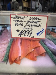 fresh local salmon for sale